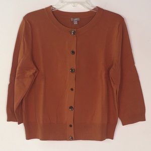J Jill 3/4 sleeve cardigan
